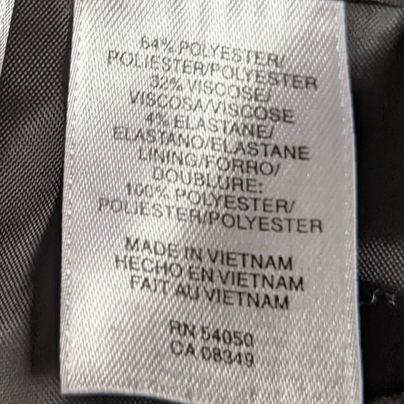 Anne Klein Pencil Skirt Grey size 10 - Picture 6 of 6